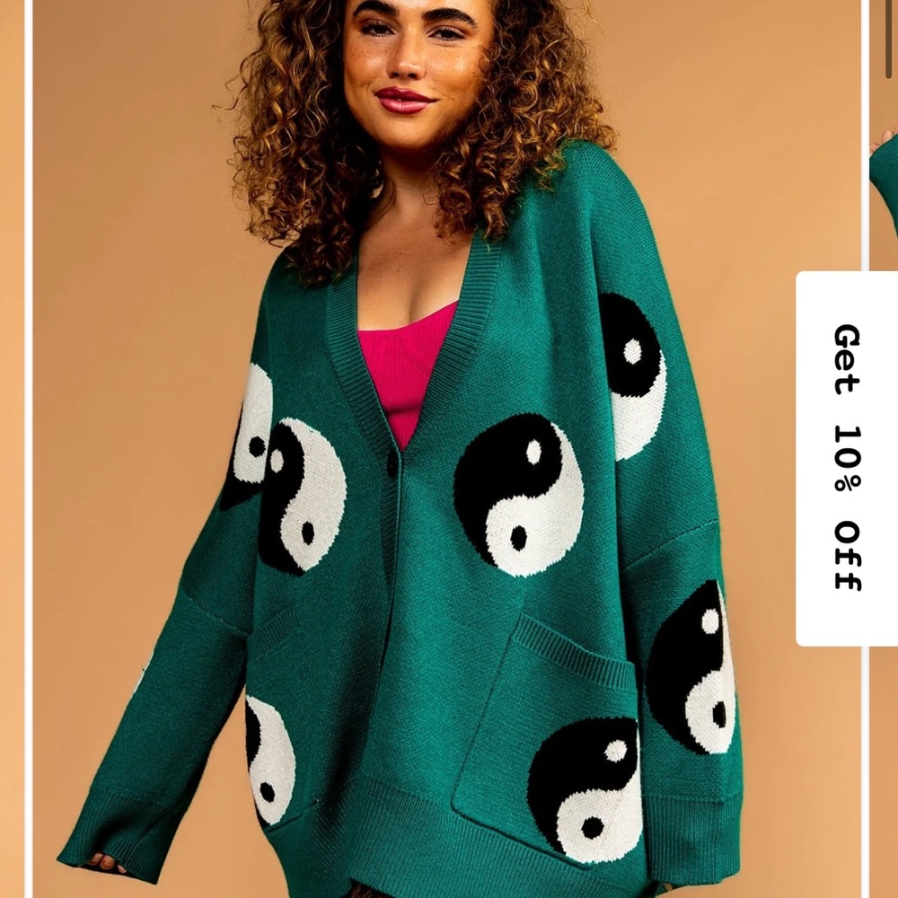 Dressed in LALA main character energy cardigan! NEW WITH TAGS. Price is firm.